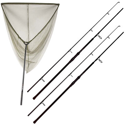 Pack 2 cannes Nomad Xtr 10' 3 Lbs + 1 épuisette Nomad Xtr Landing net - Cannes | Pacific Pêche