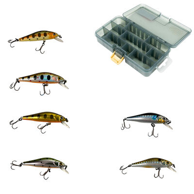 6 Poissons Nageurs Truite + Boîte offerte - Packs et ensembles | Pacific Pêche