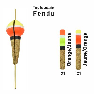 Flotteur Toulousain Fendu Garbolino Streamline x2 - Flotteurs / Bulles | Pacific Pêche