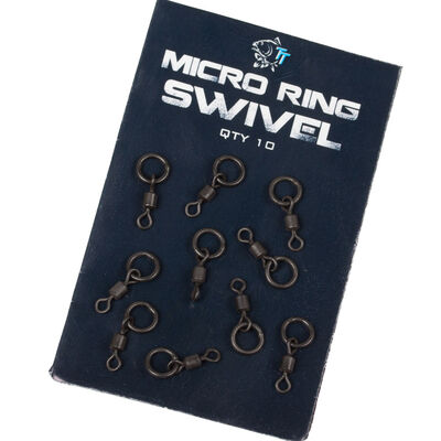 Micro Emerillons Nash Micro RIng Swivel Size 11 - Emerillons carpe | Pacific Pêche