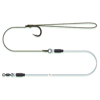 Bas de Ligne Madcat Combi Pellet Rig 60cm 0.80mm 66kg n°2/0 - Bas de lignes montés | Pacific Pêche