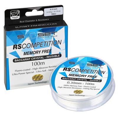 Monofilament Sunset Memory Free Rs Competition Baccarat Crystal 100m - Nylons | Pacific Pêche
