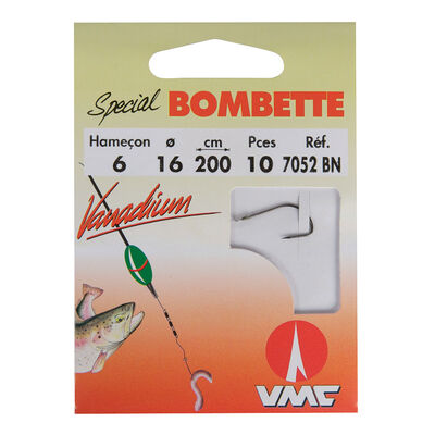 Hameçons montées waterqueen hm7052 bombette (x10) - Lignes montées | Pacific Pêche