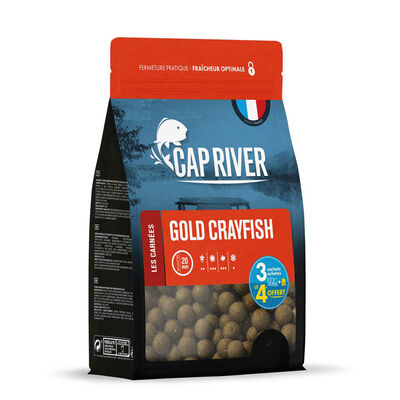 Bouillettes Cap River Gold Crayfish 2.5 kg - Denses | Pacific Pêche