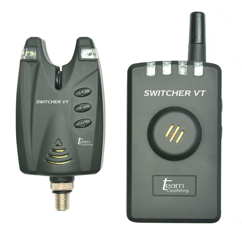 Coffret 3 détecteurs carpe team carpfishing switcher vt + centrale - Coffrets détecteurs | Pacific Pêche