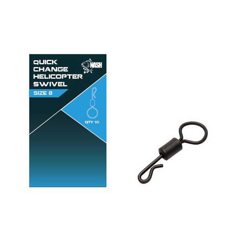 Emerillons nash quick change helicopter swivel - Emerillons carpe | Pacific Pêche