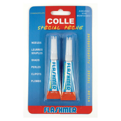 2 tubes de colle flashmer spècial pêche - Divers | Pacific Pêche