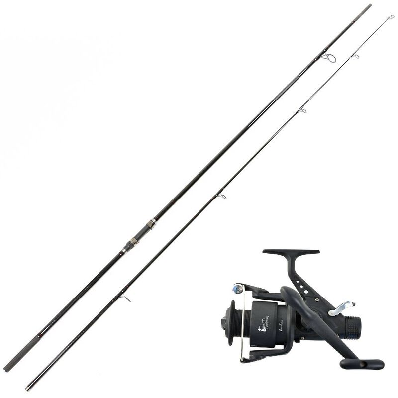 Ensemble carpe 12' 3lbs dark water canne + moulinet team carpfishing - Ensembles | Pacific Pêche