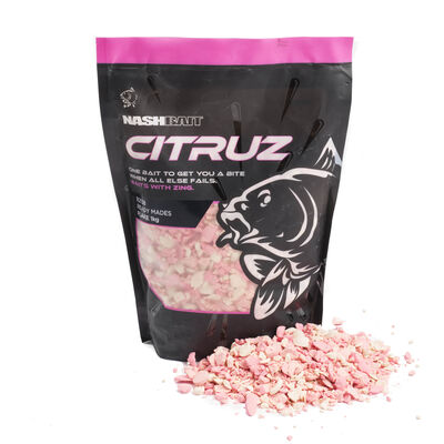 Bouillettes broyés Nash Citruz Flake 1KG - Broyeurs | Pacific Pêche