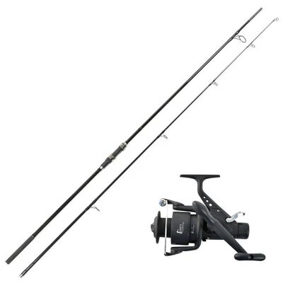 Ensemble carpe 10' 3lbs dark water canne + moulinet team carpfishing - Ensembles | Pacific Pêche