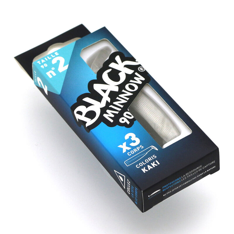 Leurre souple fiiish corps black minnow 90 9cm (x3) - Leurres souples | Pacific Pêche
