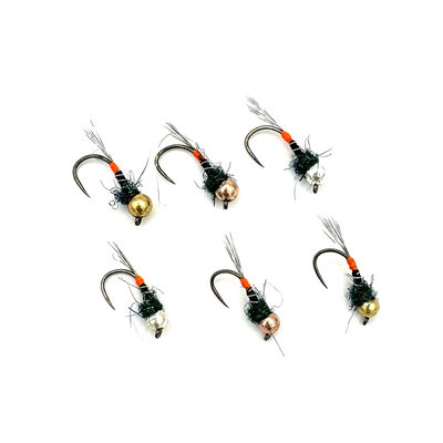Kit 6 Nymphes Cul Rouge - Nymphes | Pacific Pêche