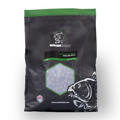 Bouillettes Nash Monster Shrimp Boilies 1kg - Denses | Pacific Pêche