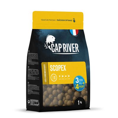 Bouillettes Cap River Scopex 1kg - Denses | Pacific Pêche
