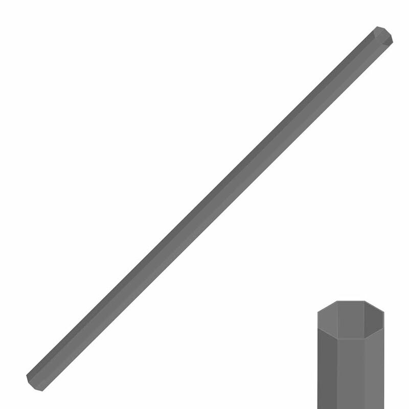 Tube Rive Octo 60mm L192cm Fume - Tubes de Protections | Pacific Pêche