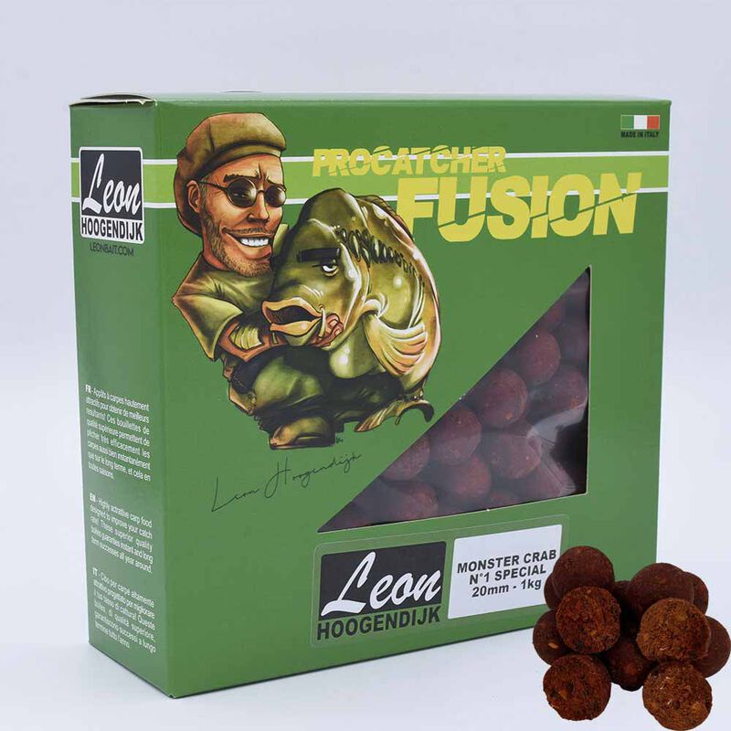 Bouillettes Hoogendijk Crab N°1 Special 1kg Procatcher Fusion Boilies - Denses | Pacific Pêche