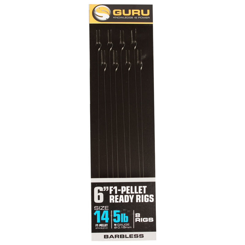 Hameçons montés coup guru f1 pellet pole rigs 15cm (x8) - Hameçons à Oeillets | Pacific Pêche