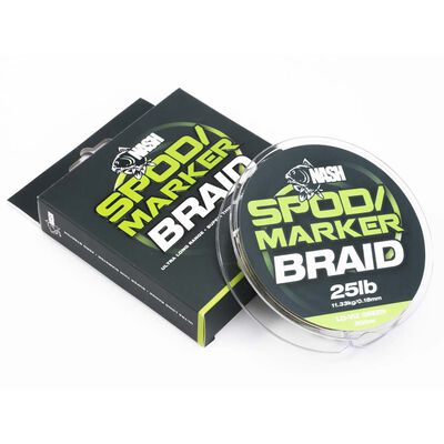 Tresse nash spod and marker braid lo-viz green 18/100 300m - Tresse | Pacific Pêche