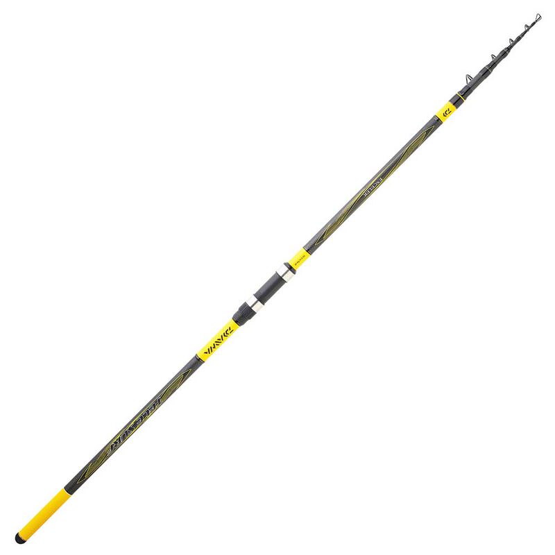 Canne surfcasting télescopique daiwa exceler tele surf 4.20m 100g max - Cannes | Pacific Pêche