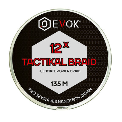 Tresse Evok Tactikal Braid 12 Brins Jaune 135m - Tresses | Pacific Pêche