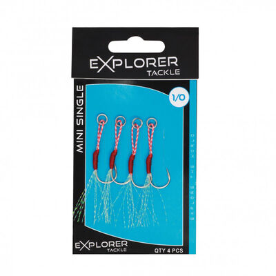 Hameçon Explorer Tackle Assist Hook - Mini Single (x4) - Assists | Pacific Pêche